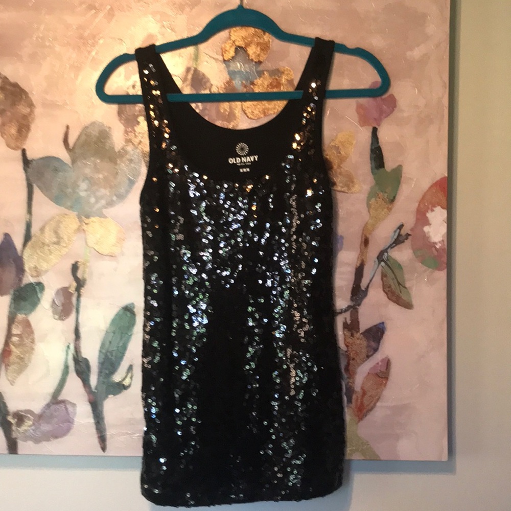 Black layered top